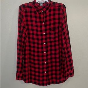 Women's Old Navy Plaid Shirt